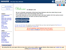 Tablet Screenshot of jahajee.com